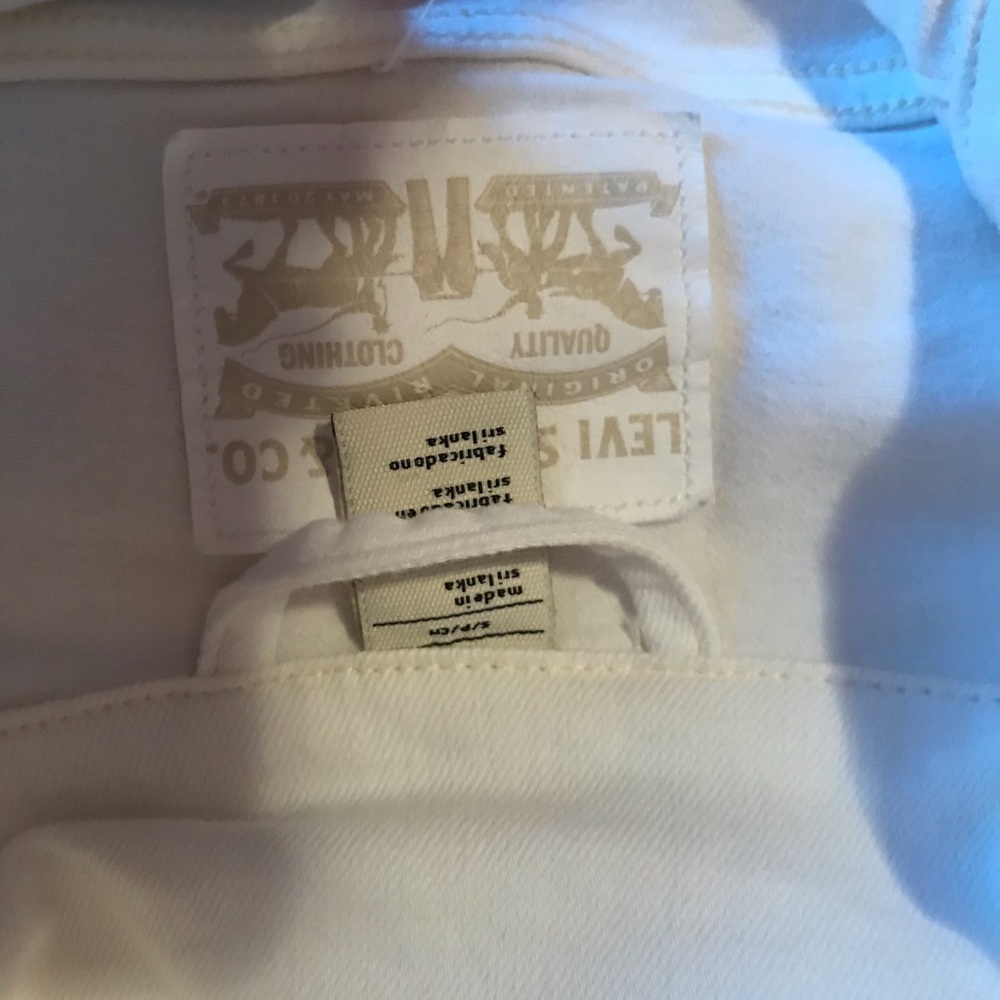 Levi’s White Jean Jacket